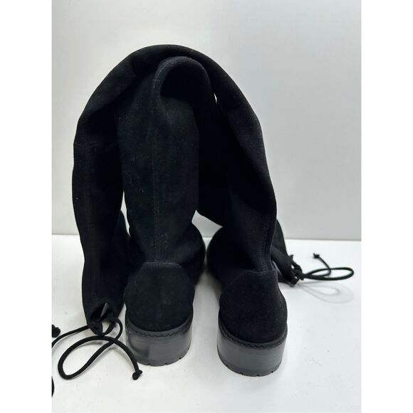 Stuart Weitzman Over The Knee Boots Womens 10 Black Vanland Suede New $950 MSRP - Picture 8 of 12